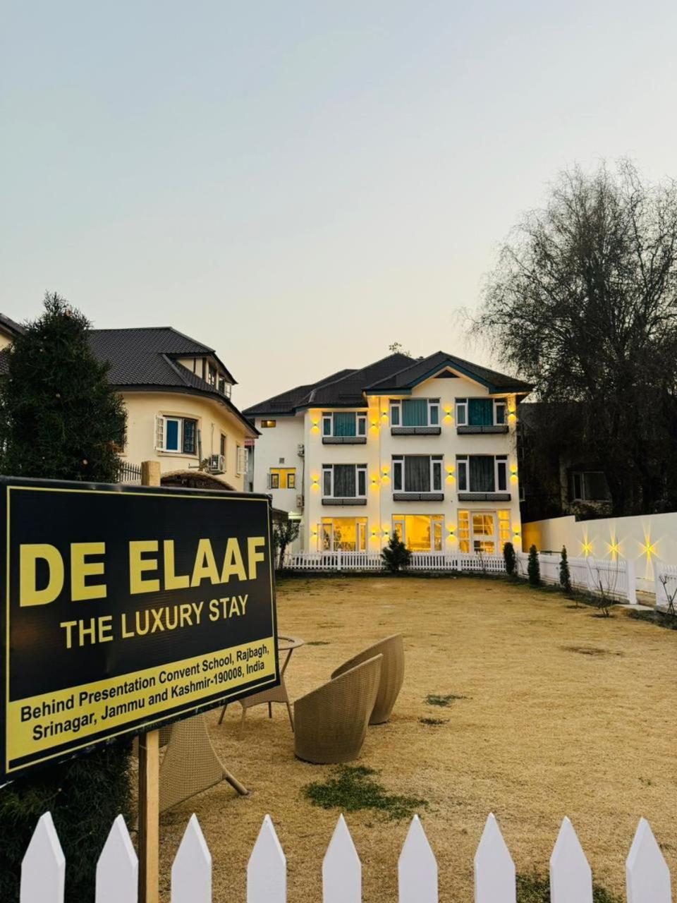 De Elaaf The Luxury Stay Сринагар Экстерьер фото